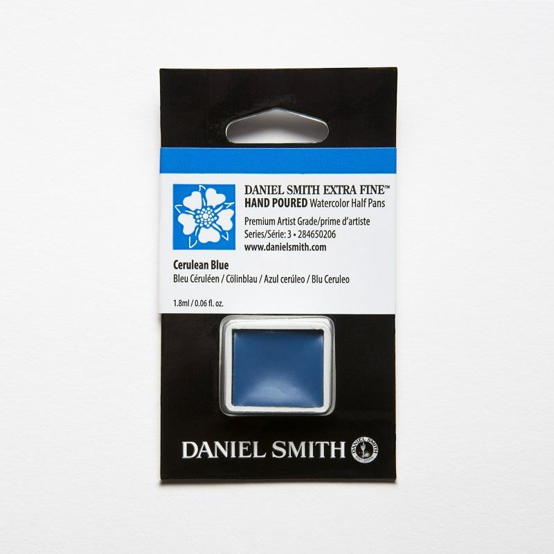 Bleu céruléum - aquarelle extra-fine ½ godet Daniel Smith