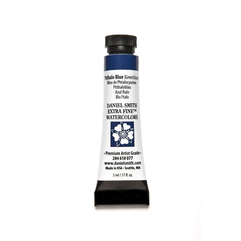 Bleu de phtalo nuance verte - aquarelle extra-fine Tube 5 ml Daniel Smith