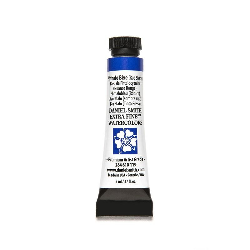 Bleu phtalo nuance rouge - aquarelle extra-fine Tube 5 ml Daniel Smith