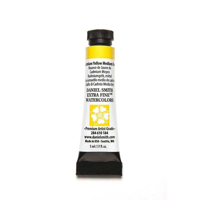 Nuance jaune de cadmium moyen - aquarelle extra-fine Tube 5 ml Daniel Smith