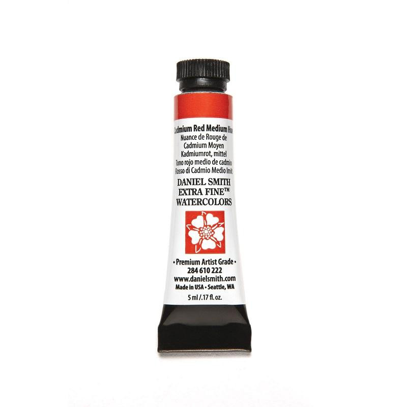 Nuance de rouge de cadmium moyen - aquarelle extra-fine Tube 5 ml Daniel Smith
