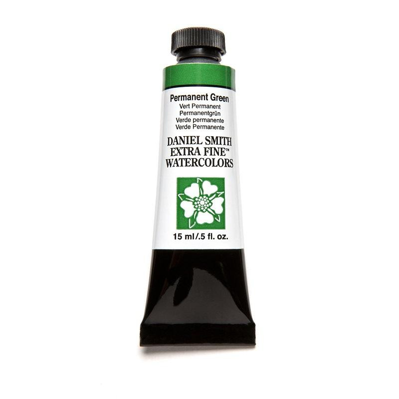 Vert permanent - aquarelle extra-fine Tube 15 ml Daniel Smith