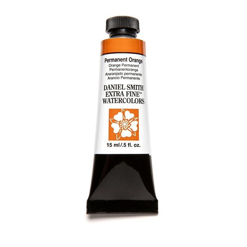 Orange permanent - aquarelle extra-fine Tube 15 ml Daniel Smith