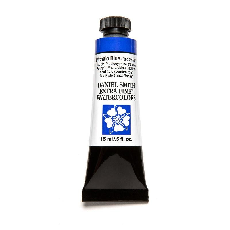 Bleu phtalo nuance rouge - aquarelle extra-fine Tube 15 ml Daniel Smith