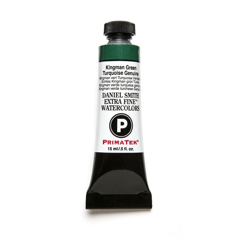 Vert turquoise Kingman véritable - aquarelle extra-fine Tube 15 ml Daniel Smith