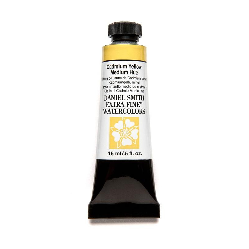 Nuance jaune de cadmium moyen - aquarelle extra-fine Tube 15 ml Daniel Smith