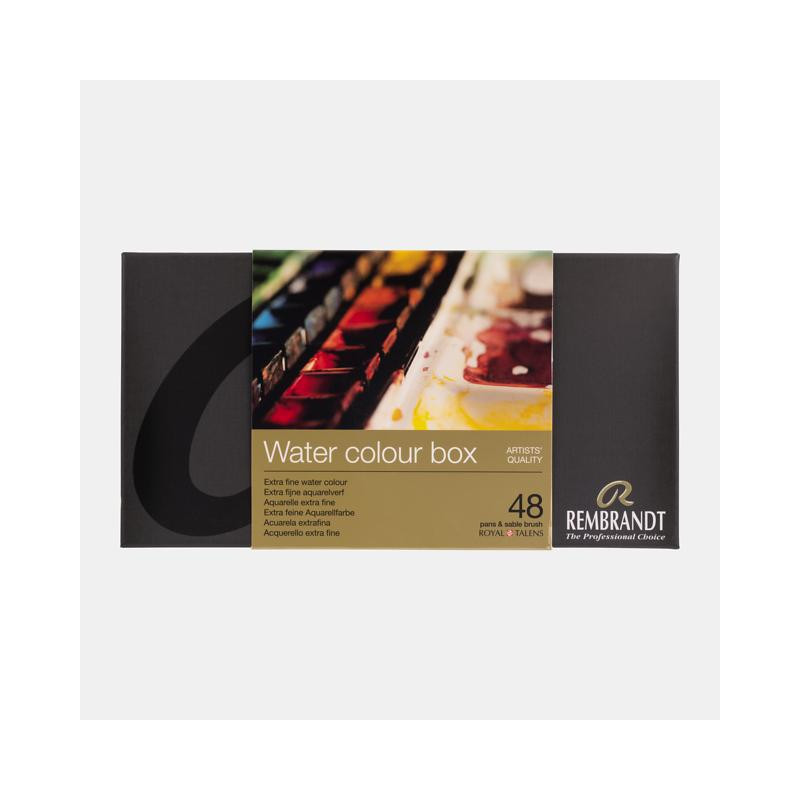 Boîte métal Rembrandt 48  1/2 godets 