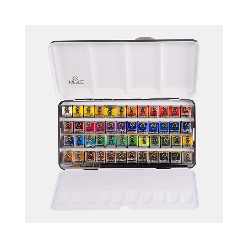 Boîte métal Rembrandt 48  1/2 godets 