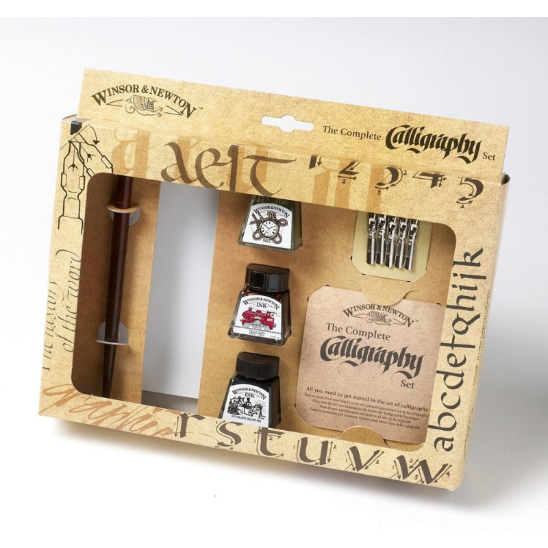 Set complet pour la calligraphie par Winsor & Newton