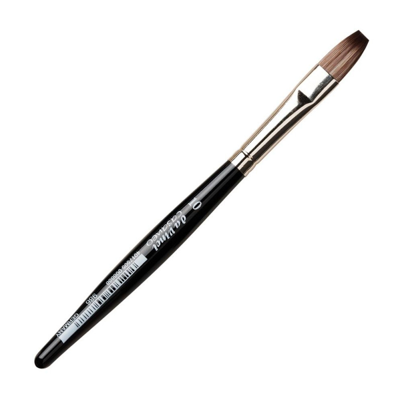 Pinceau de poche Da Vinci Casaneo XS manche court plat