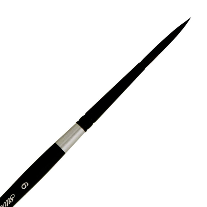 Pinceau Script liner Black Velvet série 3007S n°6 Silver