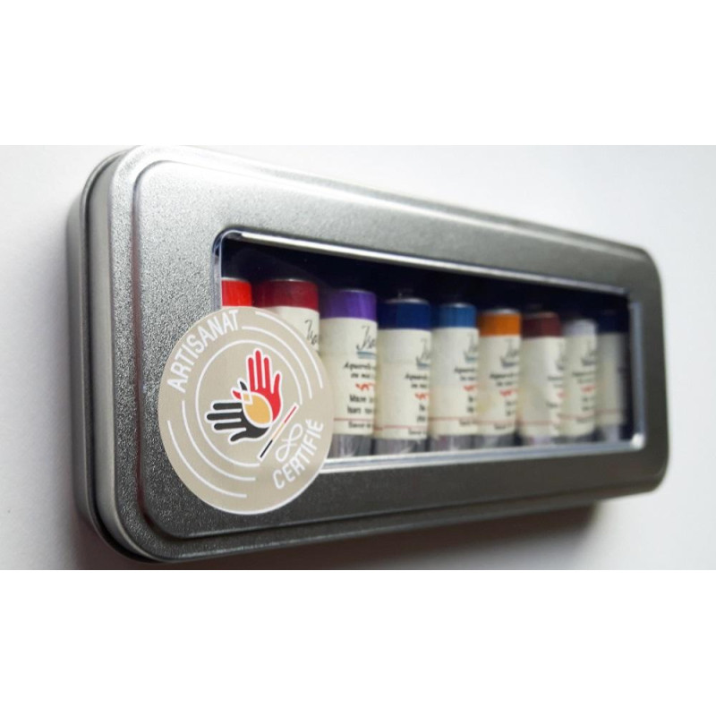 Coffret 10 couleurs d'aquarelle extra-fine en tube 7ml sélection Fabien Pétillon