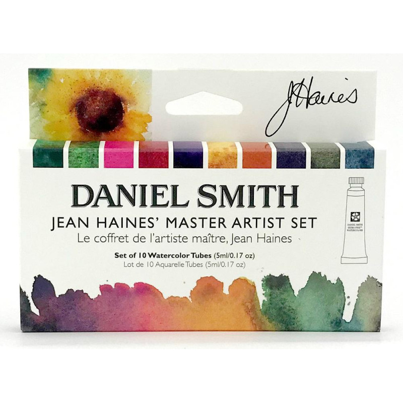 Master set Jean Haines de 10 tubes 5ml d'aquarelle extra-fine Daniel Smith