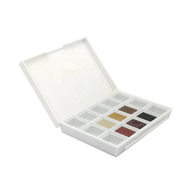 Coffret de voyage Earth de 6 ½ godets d'aquarelle extra-fine Daniel Smith