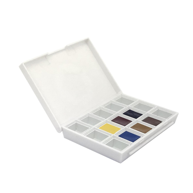 Coffret de voyage Sketcher de 6 ½ godets d'aquarelle extra-fine Daniel Smith