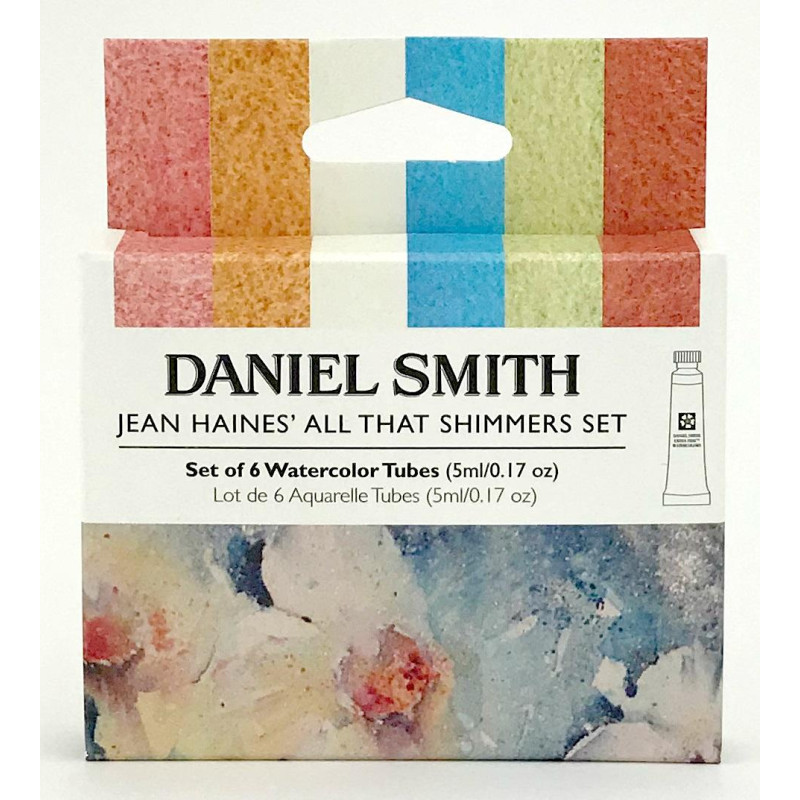 « Tous ces miroitements » set Jean Haines de 6 tubes 5ml d'aquarelle extra-fine Daniel Smith