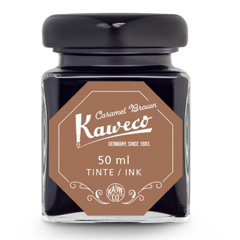 Flacon 50ml d'encre premium Kaweco Brun