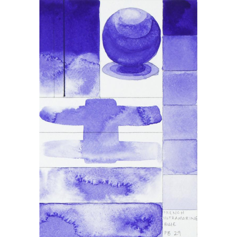 Bleu violet outremer  Aquarelle Tube 11ml QoR