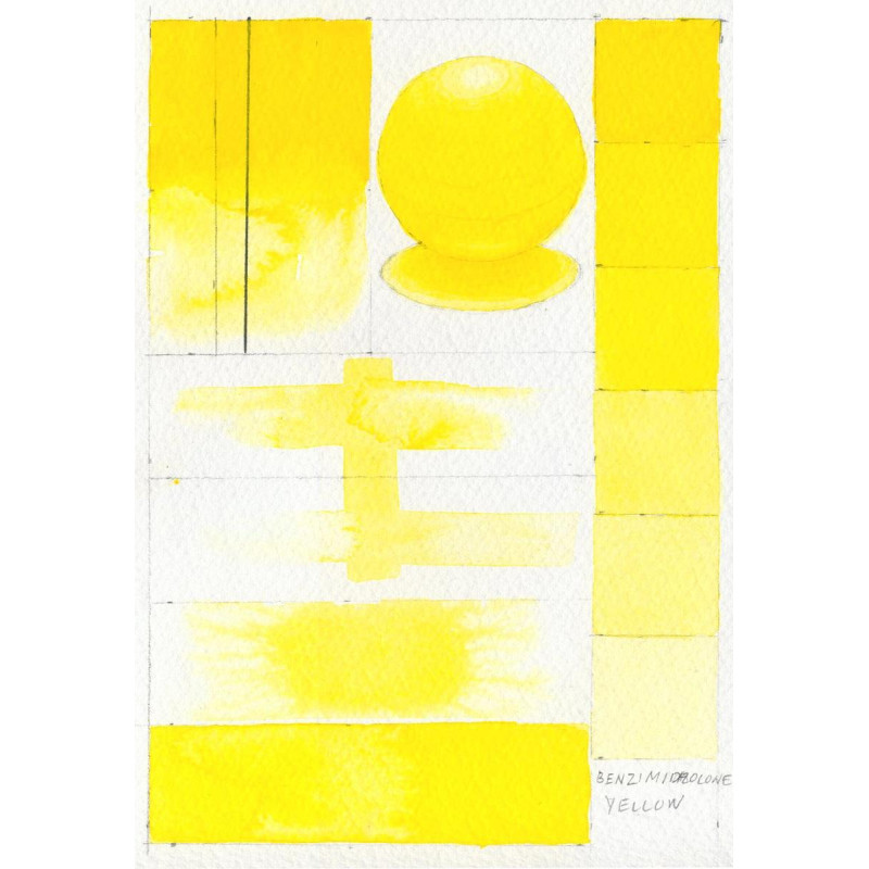 Jaune benzimidazolone Aquarelle Tube 11ml QoR