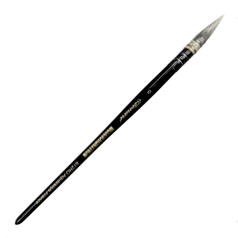 Pinceau aquarelle lavis Aquarellys série 872 RO Léonard n°4