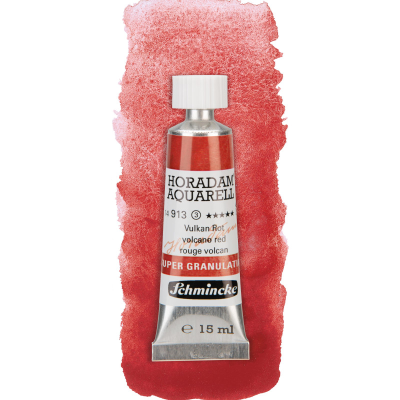 Volcan rouge - aquarelle super-granuleuse Tube 15 ml Schmincke Horadam