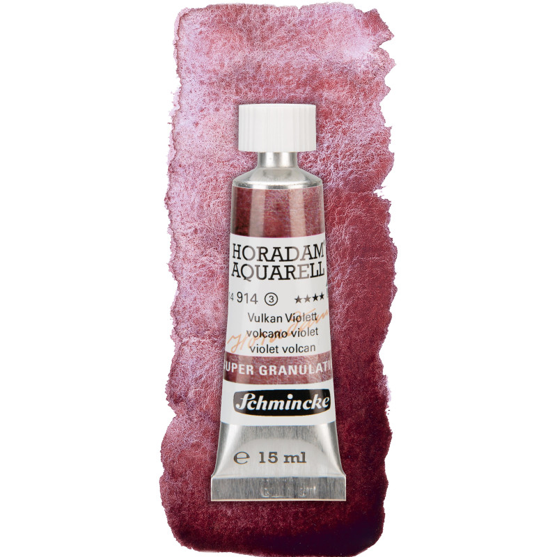 Volcan violet - aquarelle super-granuleuse Tube 15 ml Schmincke Horadam