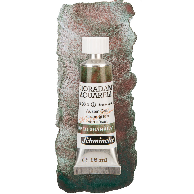 Désert vert - aquarelle super-granuleuse Tube 15 ml Schmincke Horadam