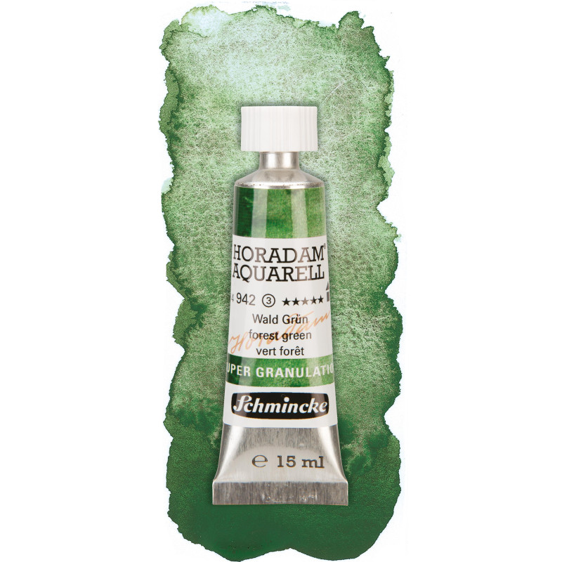 Forest vert - aquarelle super-granuleuse Tube 15 ml Schmincke Horadam