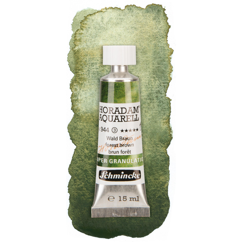 Forest brun - aquarelle super-granuleuse Tube 15 ml Schmincke Horadam