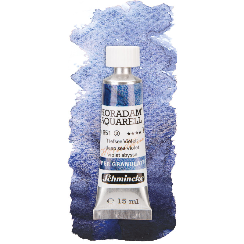 Deep sea violet - aquarelle super-granuleuse Tube 15 ml Schmincke Horadam