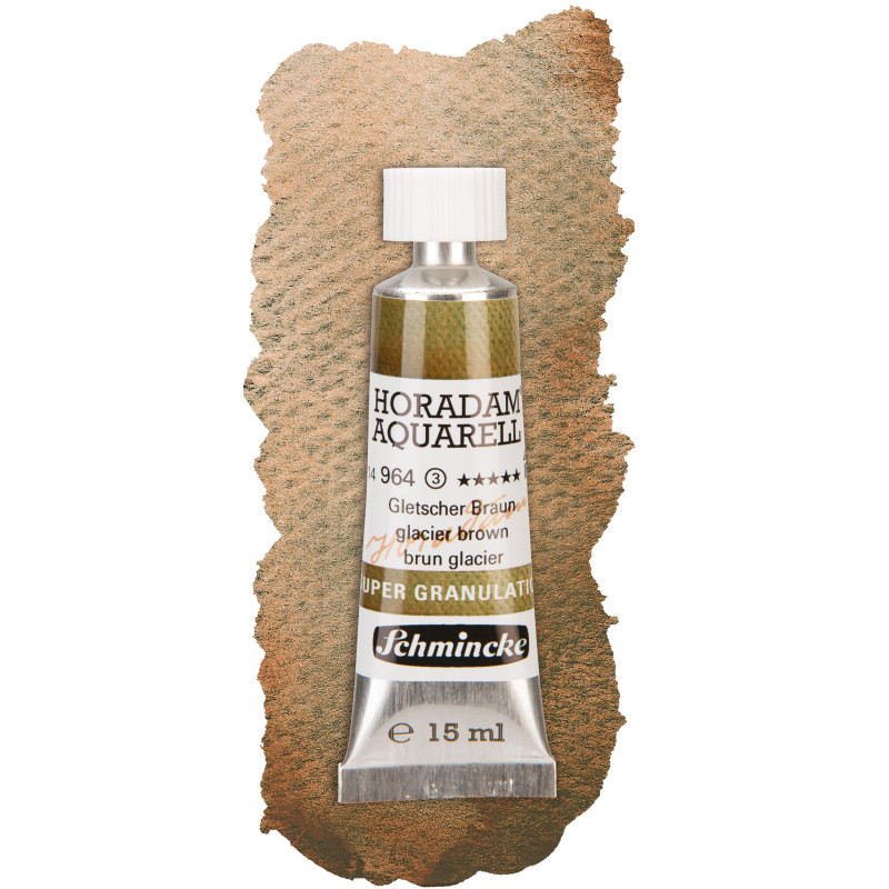 Glacier brun - aquarelle super-granuleuse Tube 15 ml Schmincke Horadam
