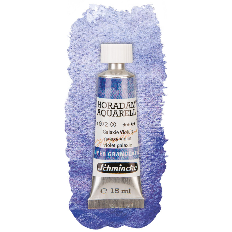 Galaxy violet - aquarelle super-granuleuse Tube 15 ml Schmincke Horadam
