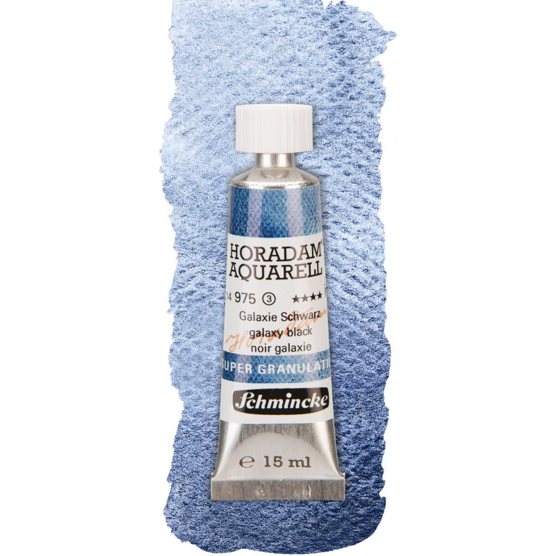 Galaxy noir - aquarelle super-granuleuse Tube 15 ml Schmincke Horadam