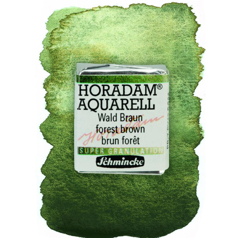 Forêt brun - aquarelle super-granuleuse ½ Godets Schmincke Horadam