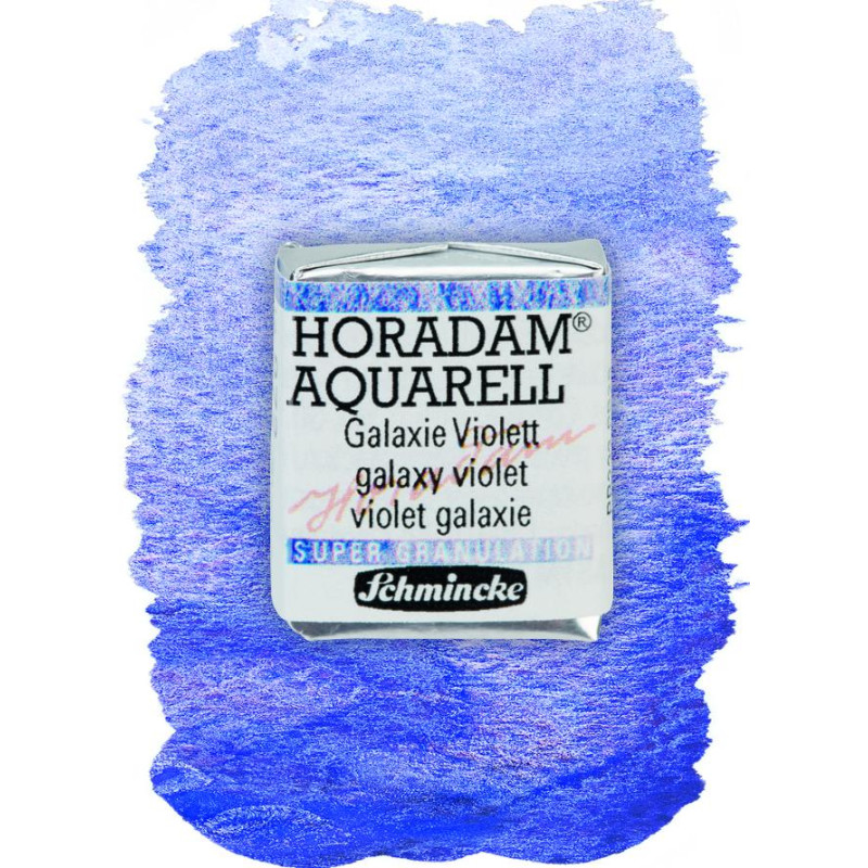 Galaxie violet - aquarelle super-granuleuse ½ Godets Schmincke Horadam