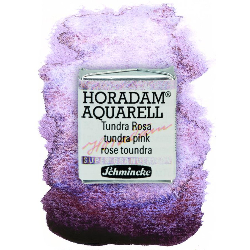 Toundra rose - aquarelle super-granuleuse ½ Godets Schmincke Horadam