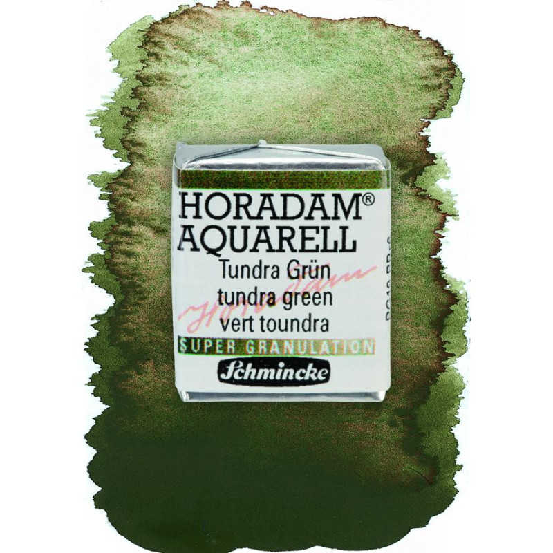 Toundra vert - aquarelle super-granuleuse ½ Godets Schmincke Horadam