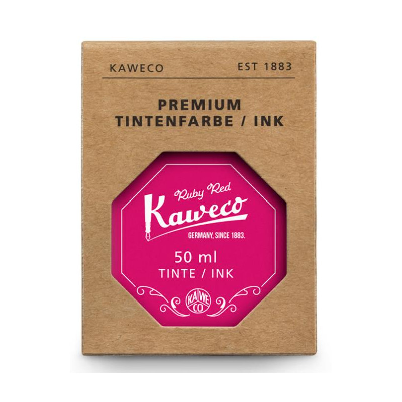 Flacon 50ml d'encre premium Kaweco Rouge rubis