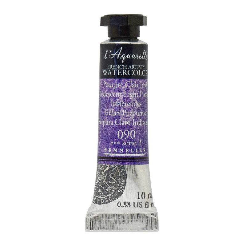 Pourpre Clair Irisé - Aquarelle Tube 10ml Sennelier