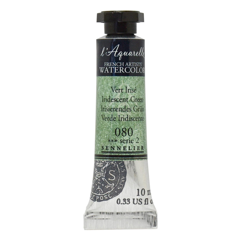Vert Irisé - Aquarelle Tube 10ml Sennelier