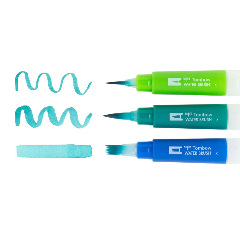 Set de 3 pinceaux à réserve d'eau Tombow