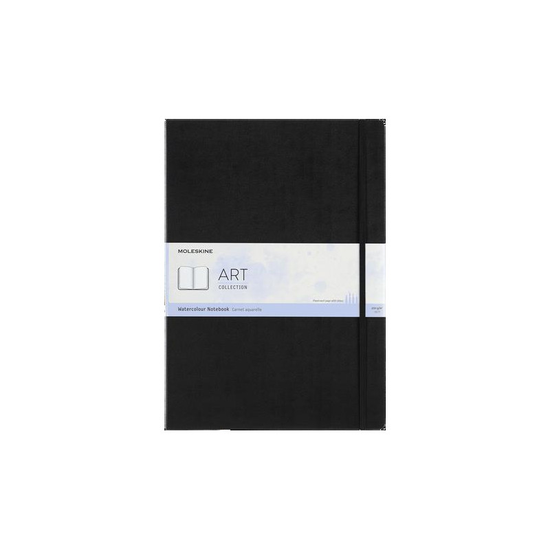 Carnet aquarelle Collection ART 200g 60 pages A3 portrait grain fin Moleskine