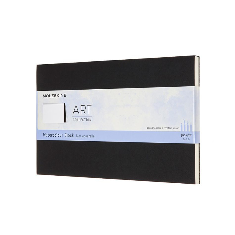 Bloc collé Moleskine 21x13cm 300g 20f grain fin