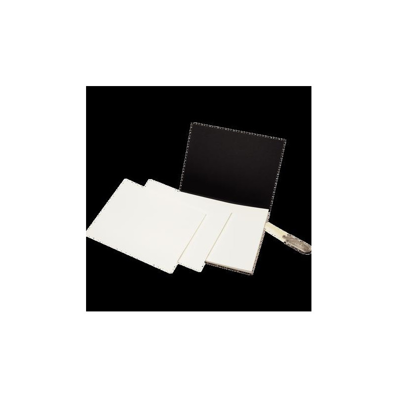 Bloc collé Moleskine 21x13cm 300g 20f grain fin