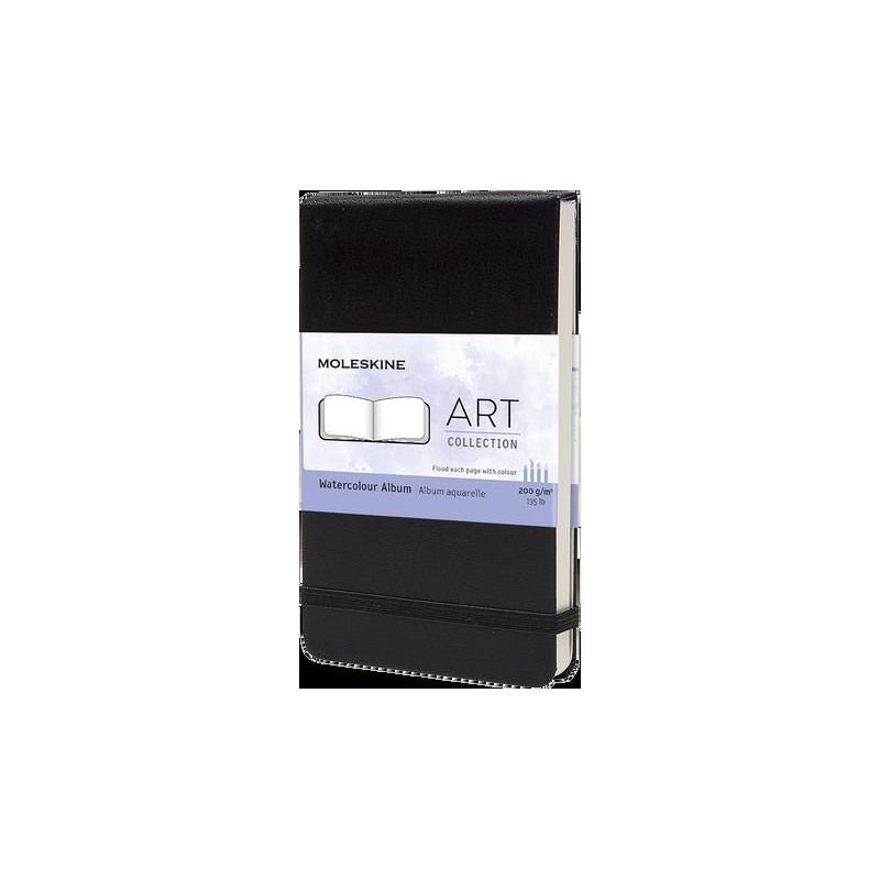 Carnet aquarelle Collection ART 200g 60 pages 9x14cm paysage grain fin Moleskine