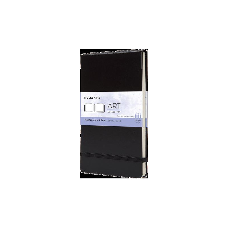 Carnet aquarelle Collection ART 200g 72 pages 13X21cm paysage grain fin Moleskine