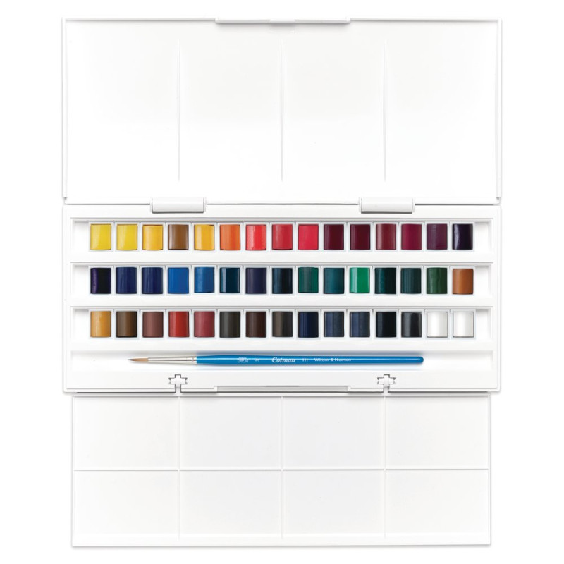Boîte plastique « La Studio » W&N – Cotman 451/2 godets 