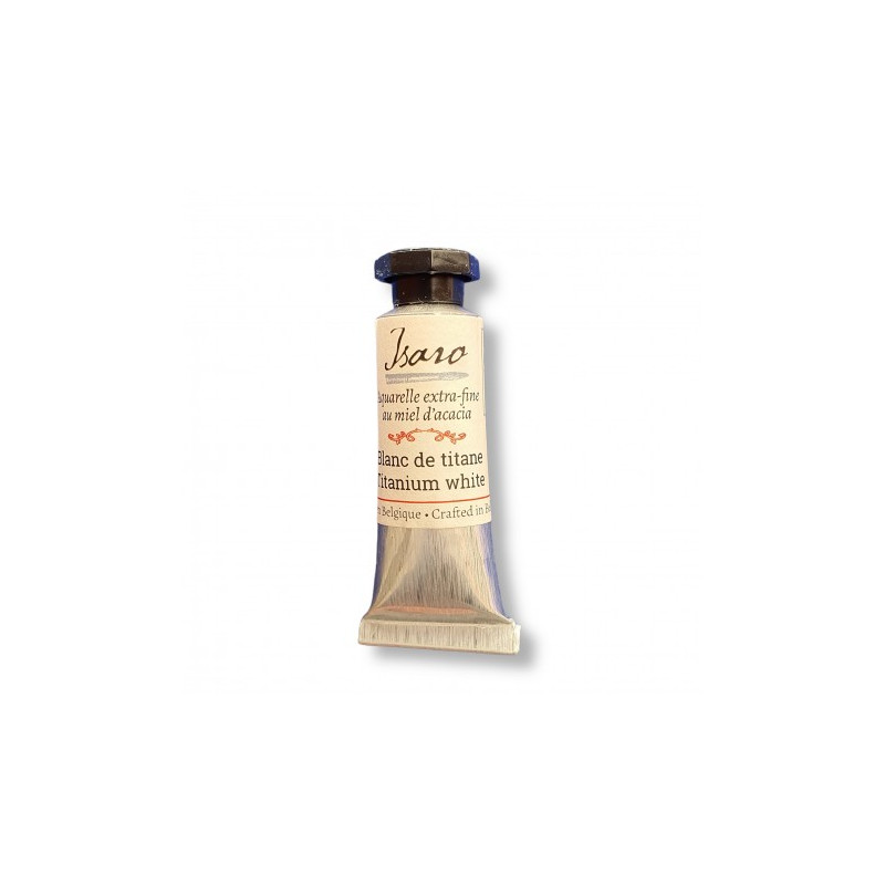 Blanc de titane - Aquarelle extra-fine tube 7ml Isaro