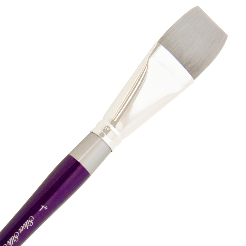 Pinceau aquarelle plat Silver Silk 88 série 8808S Silver n°1/2