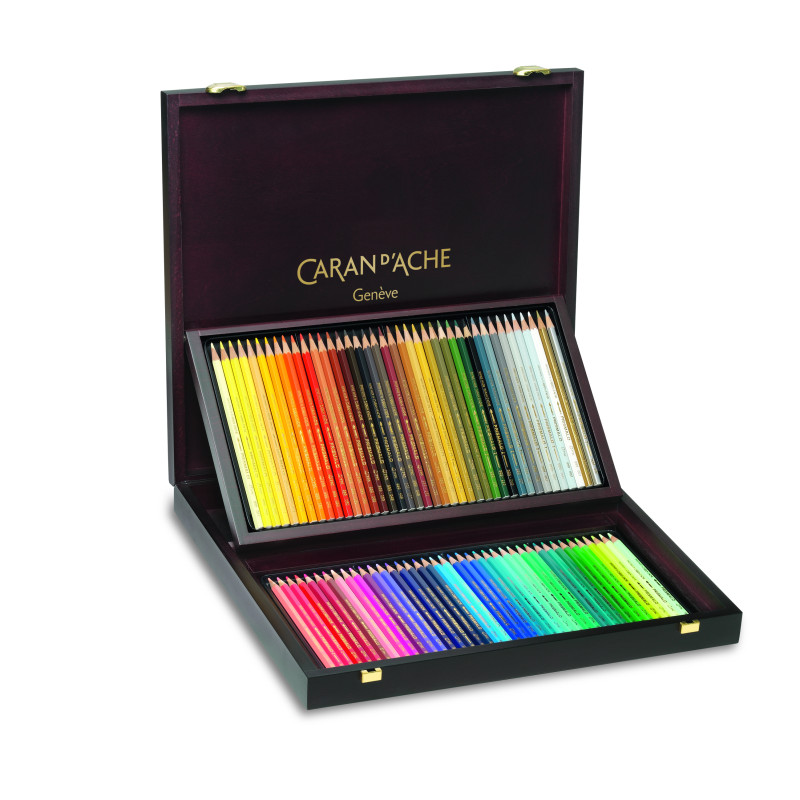 Coffret Stylo Caran D'Ache Genève - Stylo Bille Et Porte-mines, Argenté, Neuf Avec étiquettes Et écrin